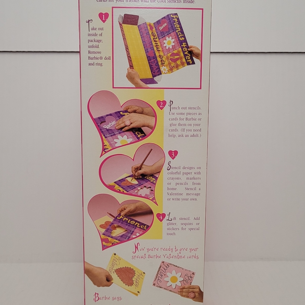 Vintage 1998 Make-A-Valentine Barbie #20339 - Picture 2 of 6